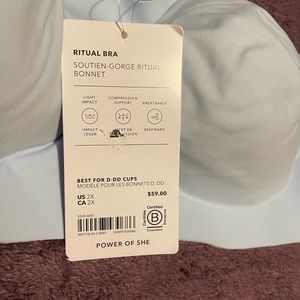 Athleta Ritual Adjustable Bra D & DD